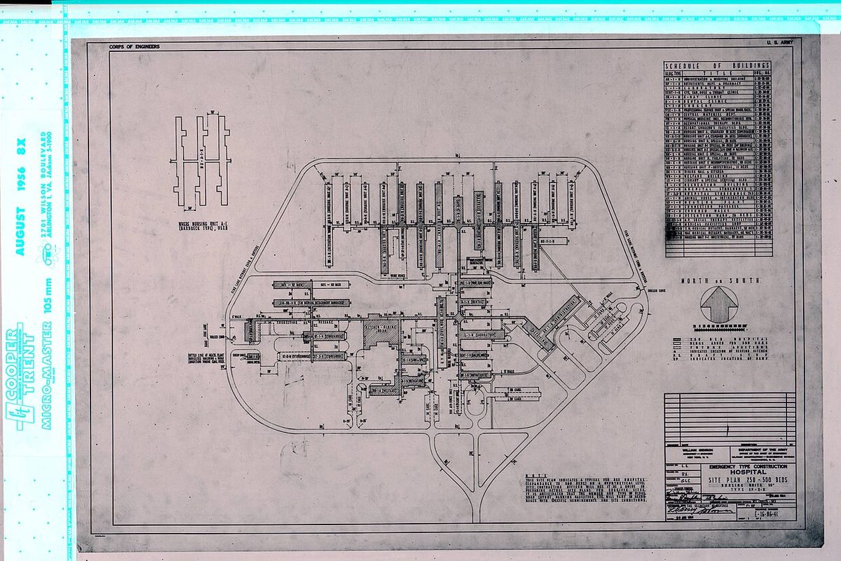 Plano técnico de ingeniería de un estudio entregado